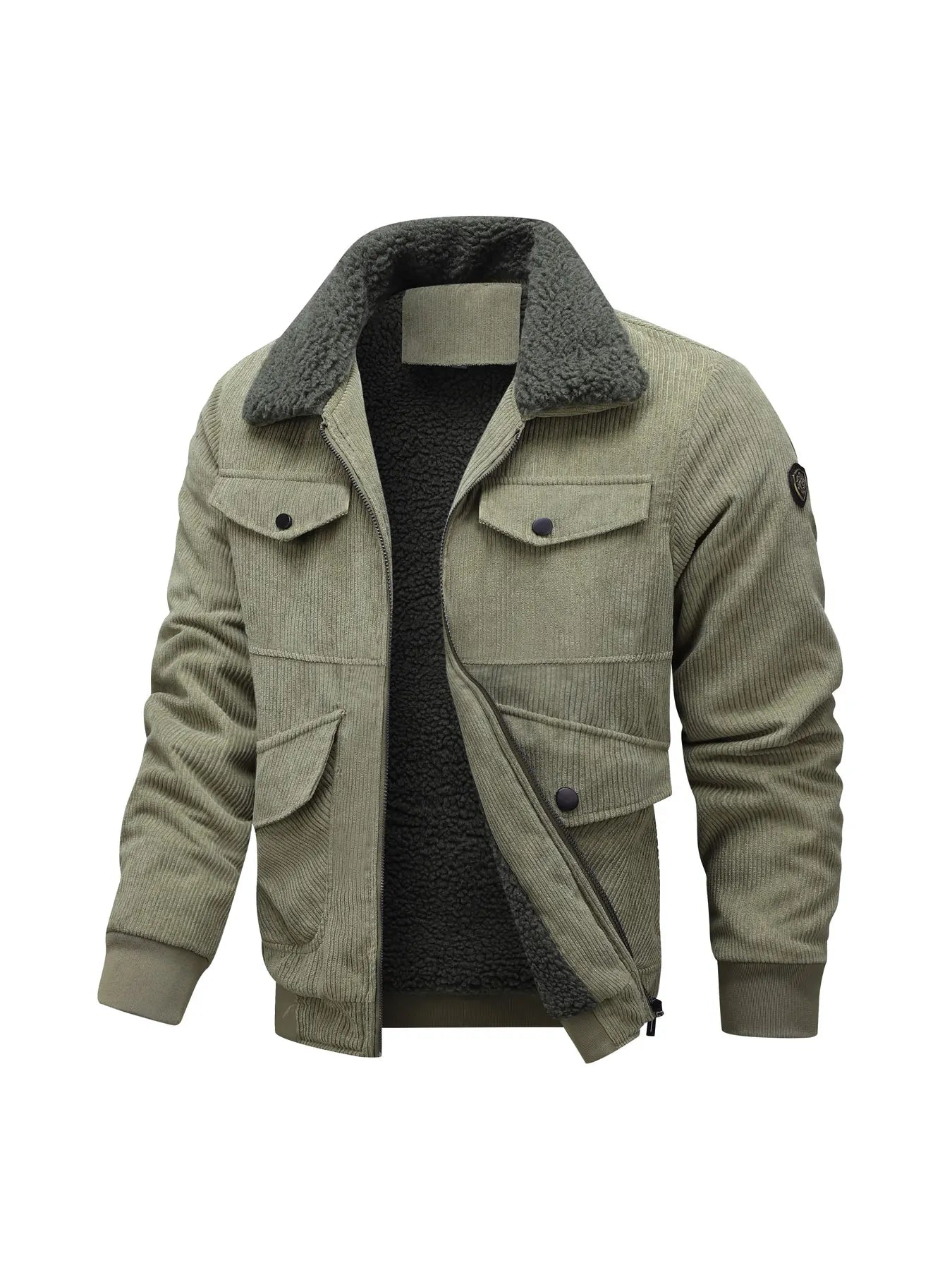 Veste élégante en velours côtelé