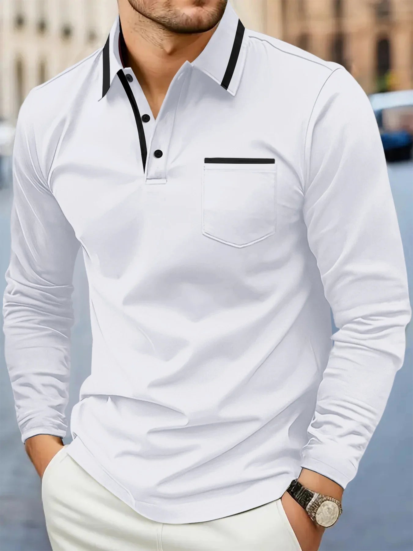 Pull polo décontracté