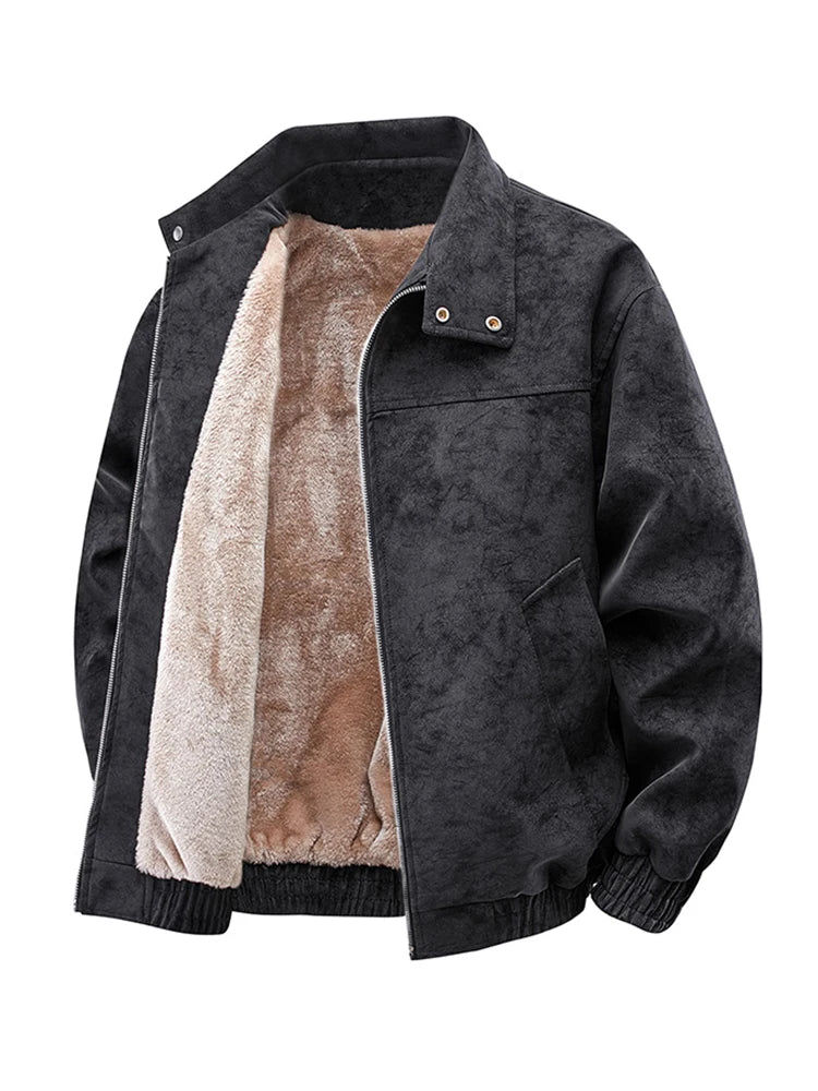 Veste rétro doublée polaire