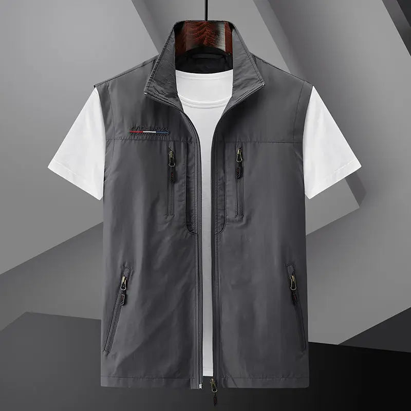 Cardigan imperméable multipoches
