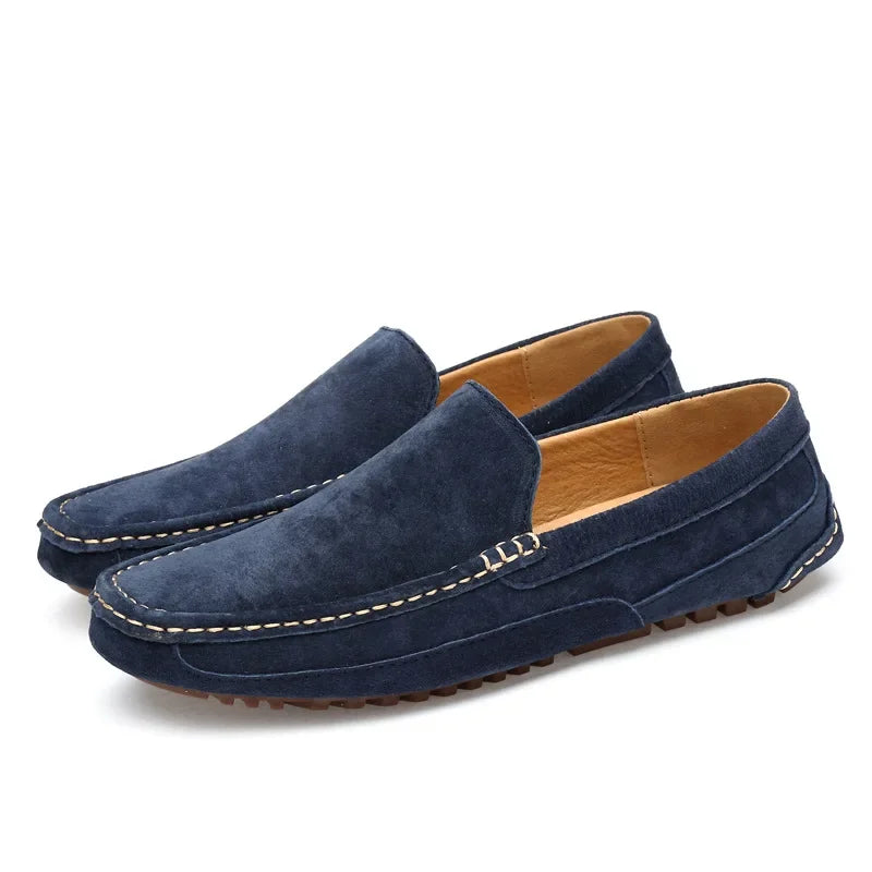 Mocassins chics en daim de qualité supérieure