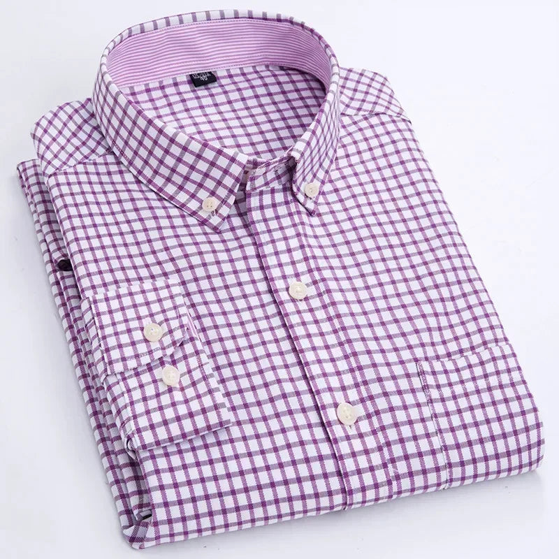 Chemise à manches longues en coton