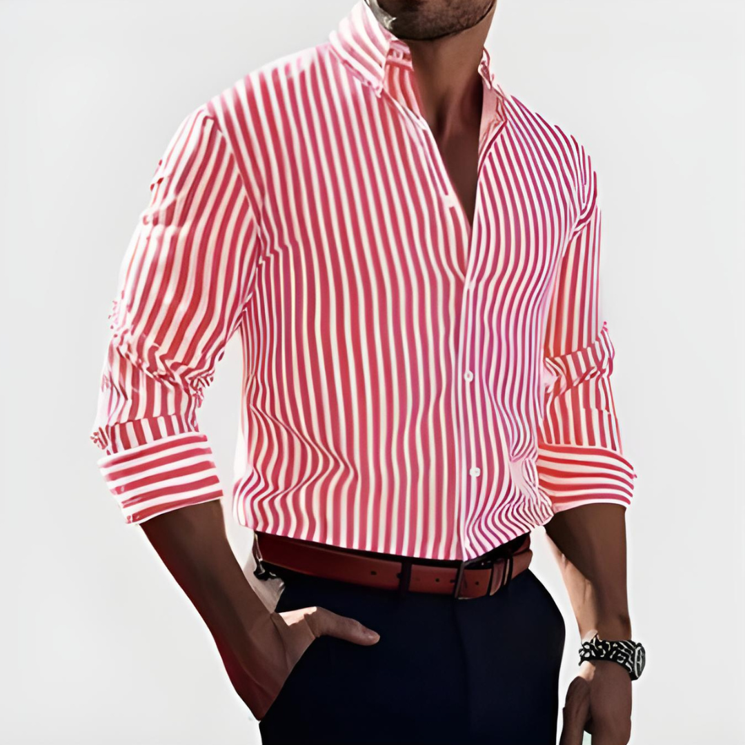 Chemise élégante à rayures