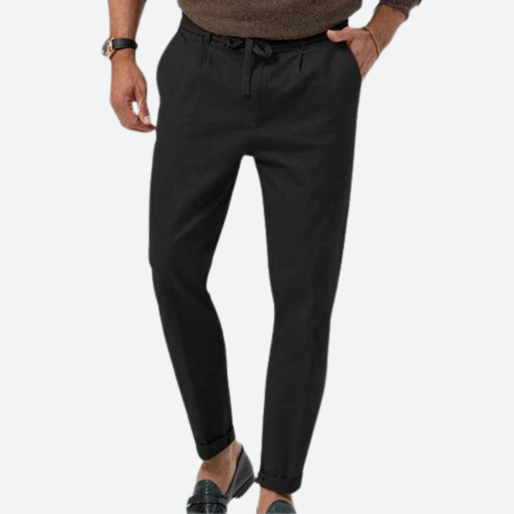 Pantalon de lin décontracté