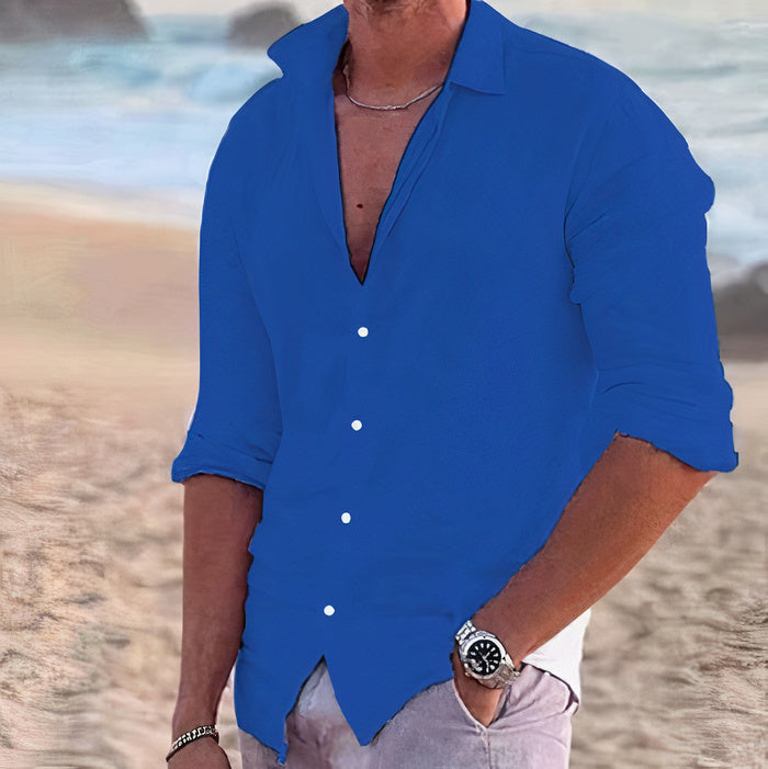 Chemise décontractée en lin