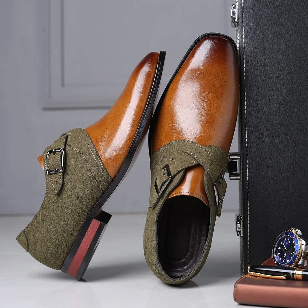 Chaussures d'affaires en daim
