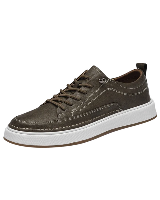 Baskets en cuir chics