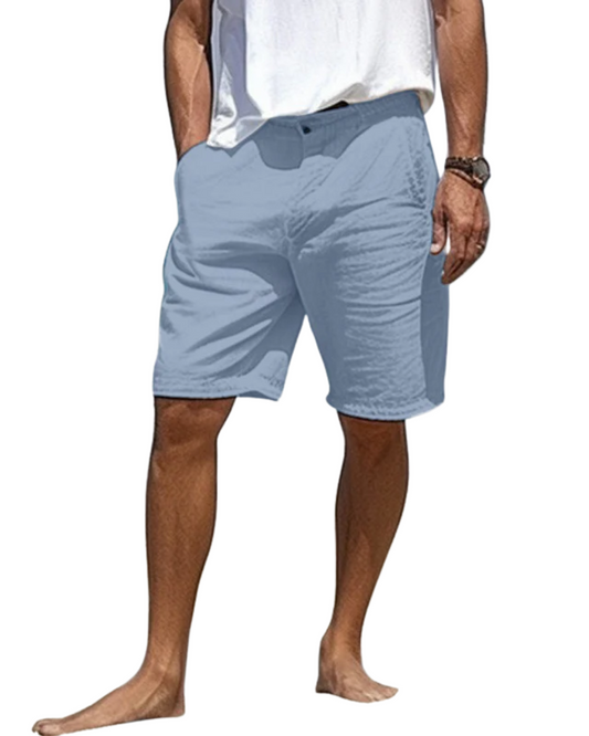 Short en lin élégant