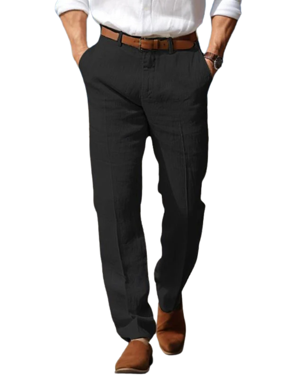 Pantalon de lin élégant