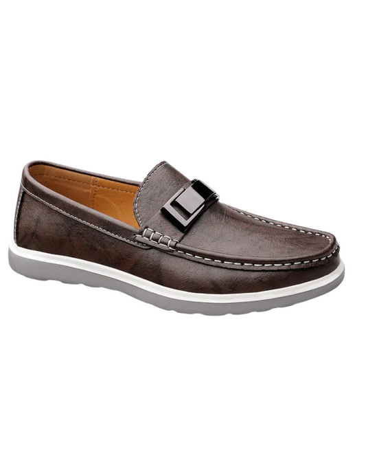 Mocassins en cuir de luxe