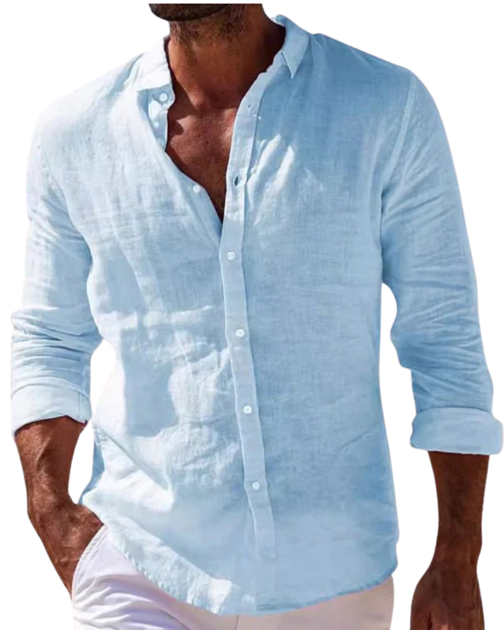 Chemise en lin élégante