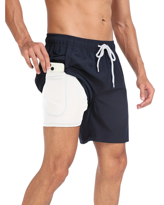 Short de bain avec poches