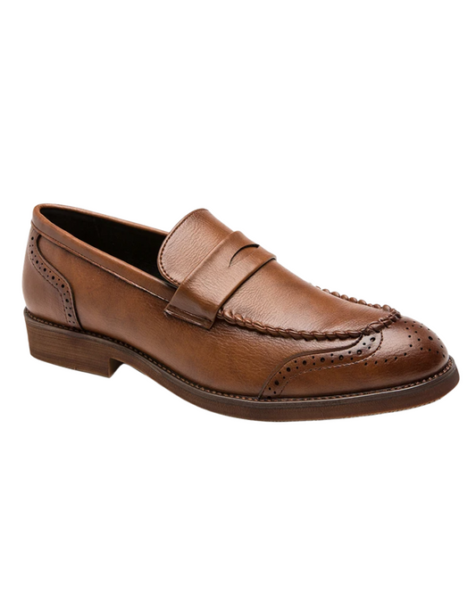 Mocassins en cuir chic