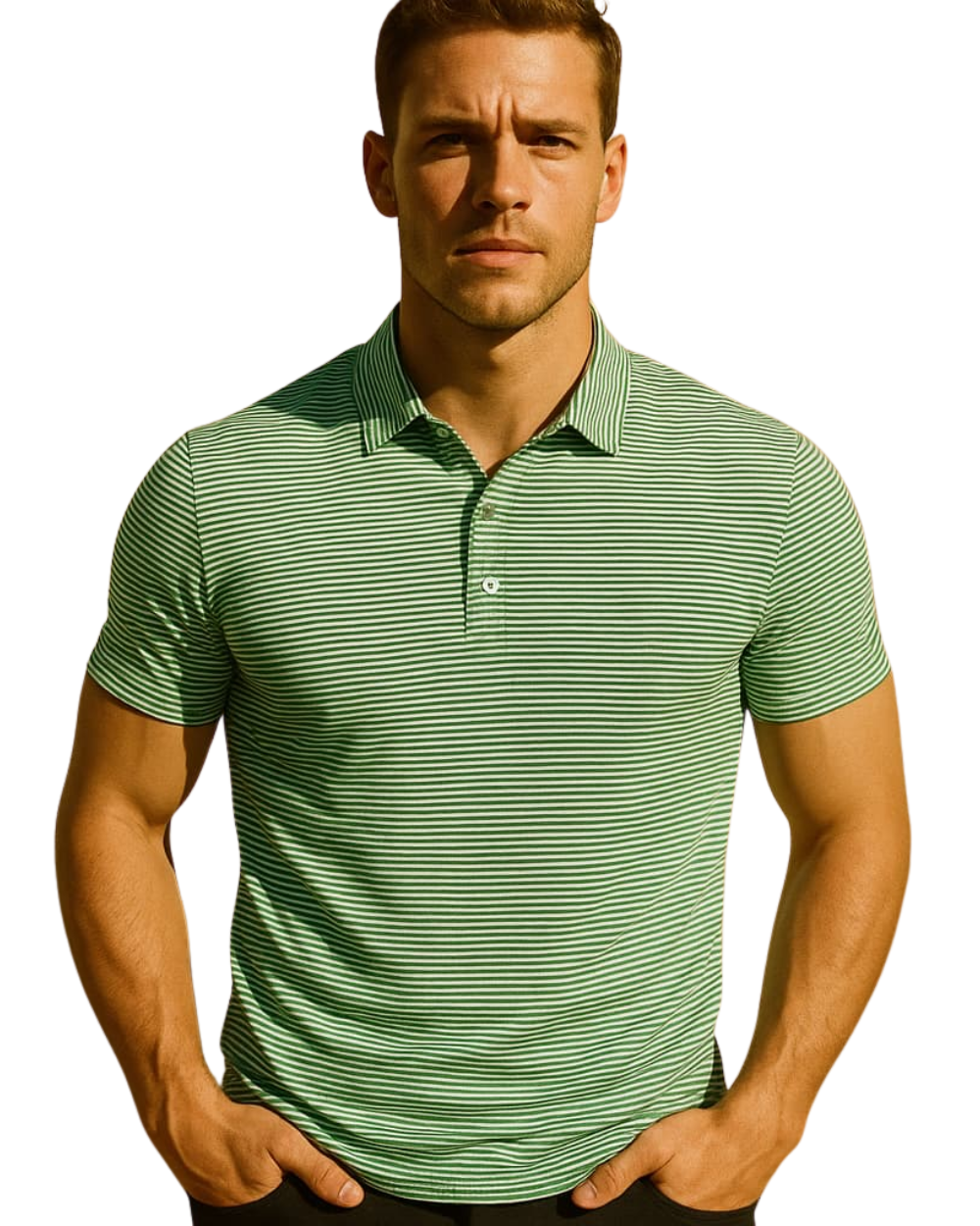 Polo rayé