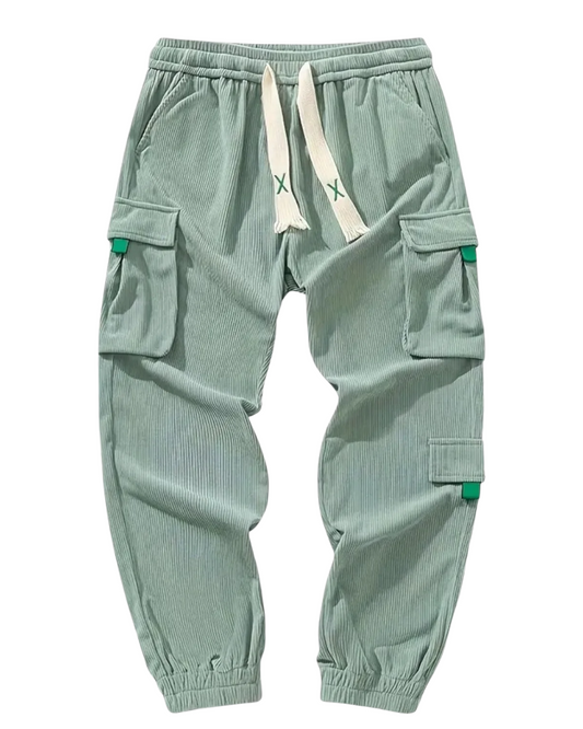 Pantalon cargo en velours côtelé