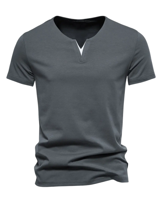 Chemise élégante à col en V