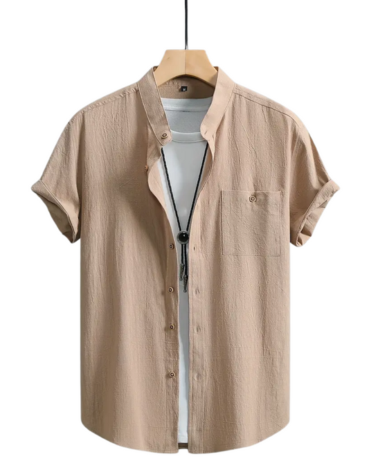 Chemise décontractée à manches courtes