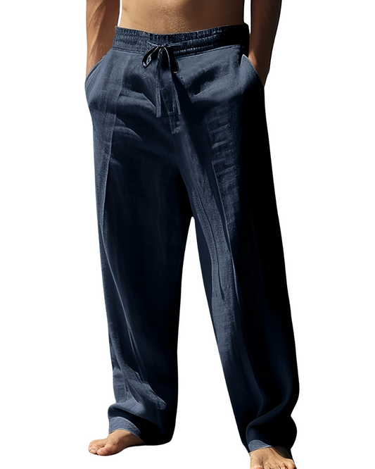 Pantalon de lin décontracté