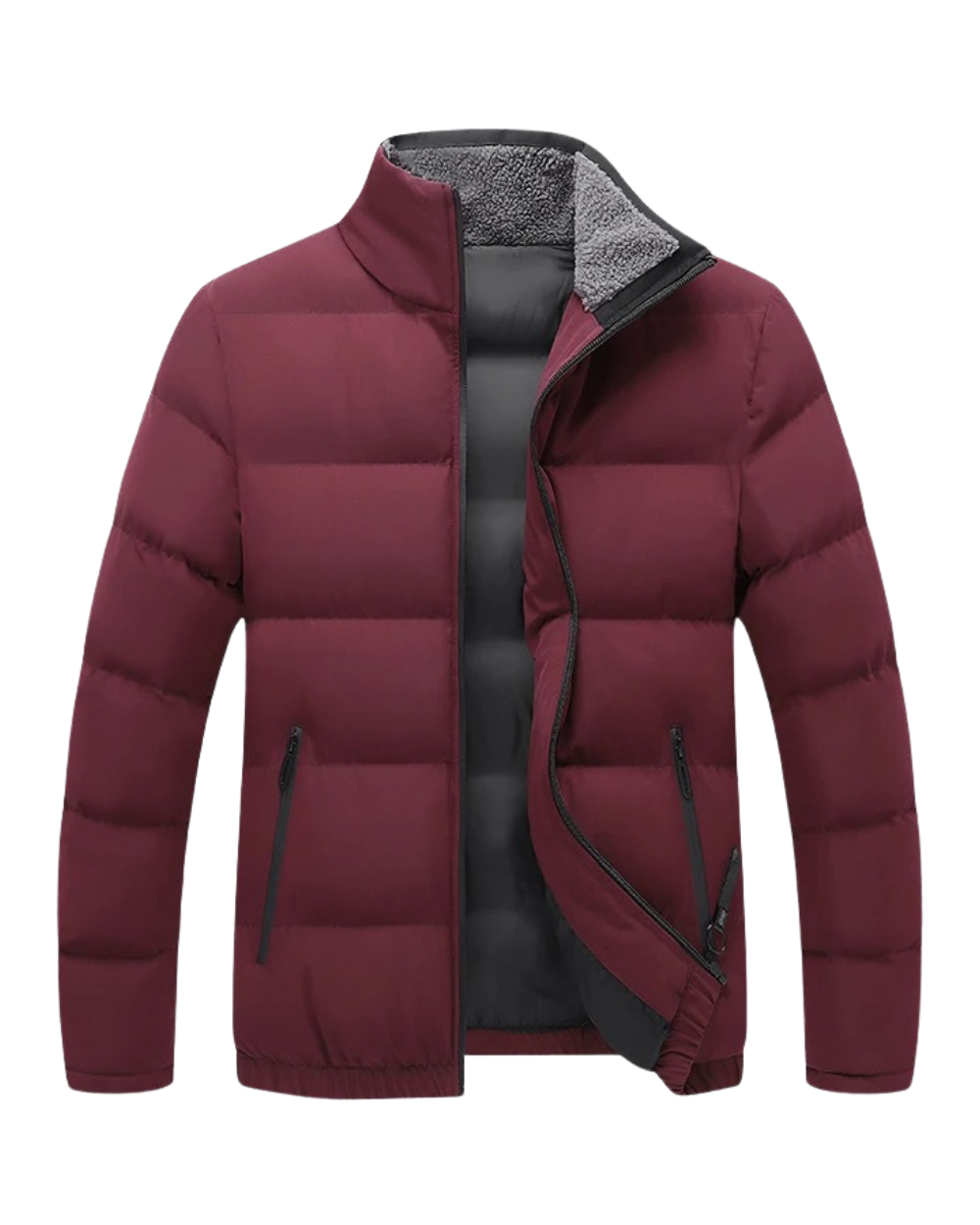 Veste d'hiver à col montant