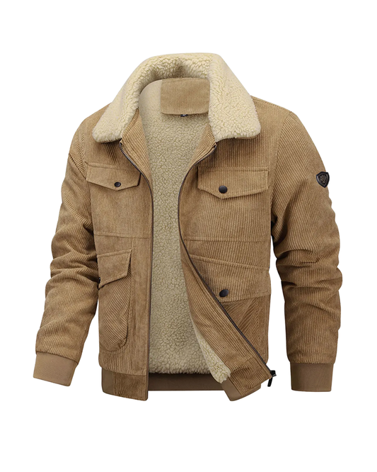 Veste élégante en velours côtelé