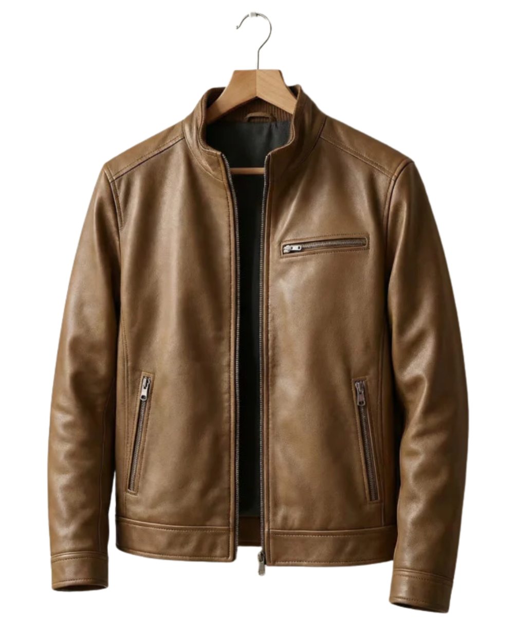 Veste en cuir vintage