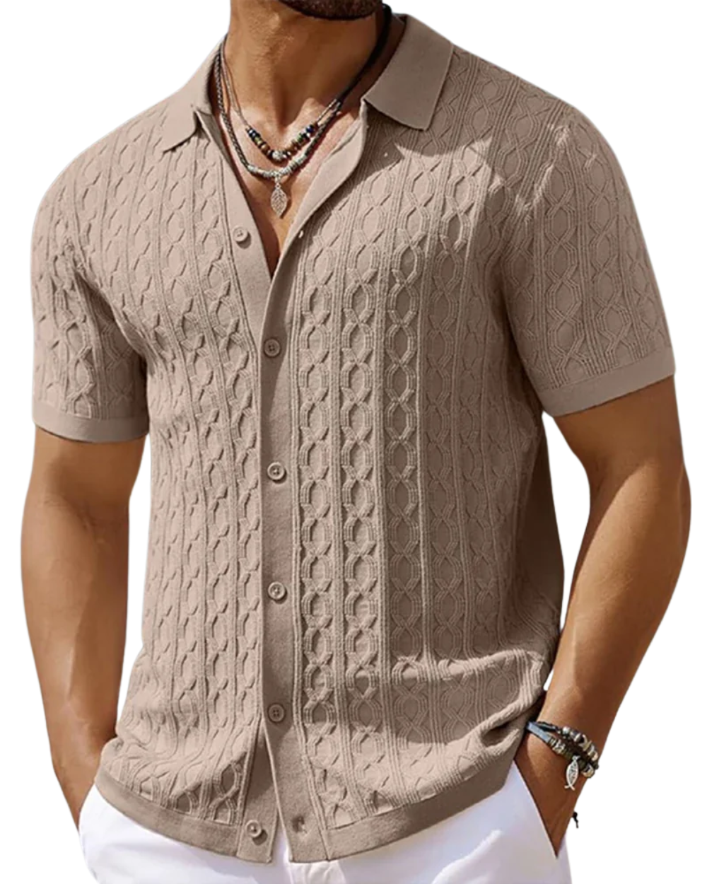 Polo boutonné