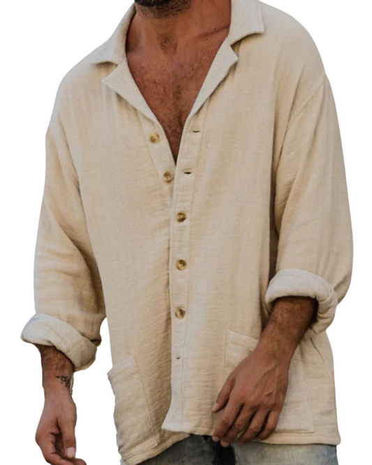 Chemise en lin Palm Springs