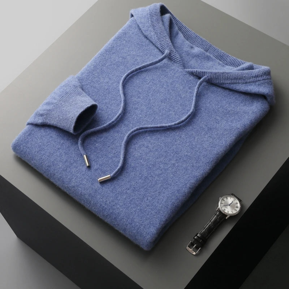 Pull à capuche en cachemire Canopus