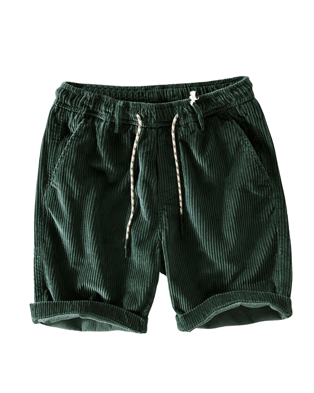 Short élégant en velours côtelé