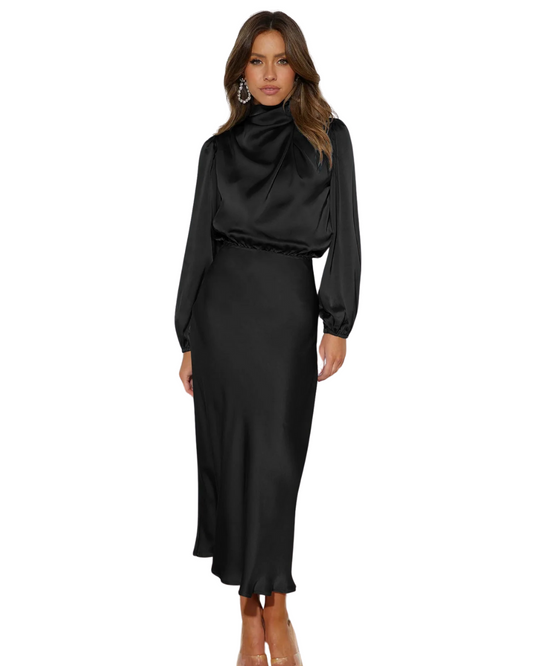 Robe élégante en satin