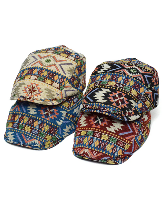Casquette vintage colorée