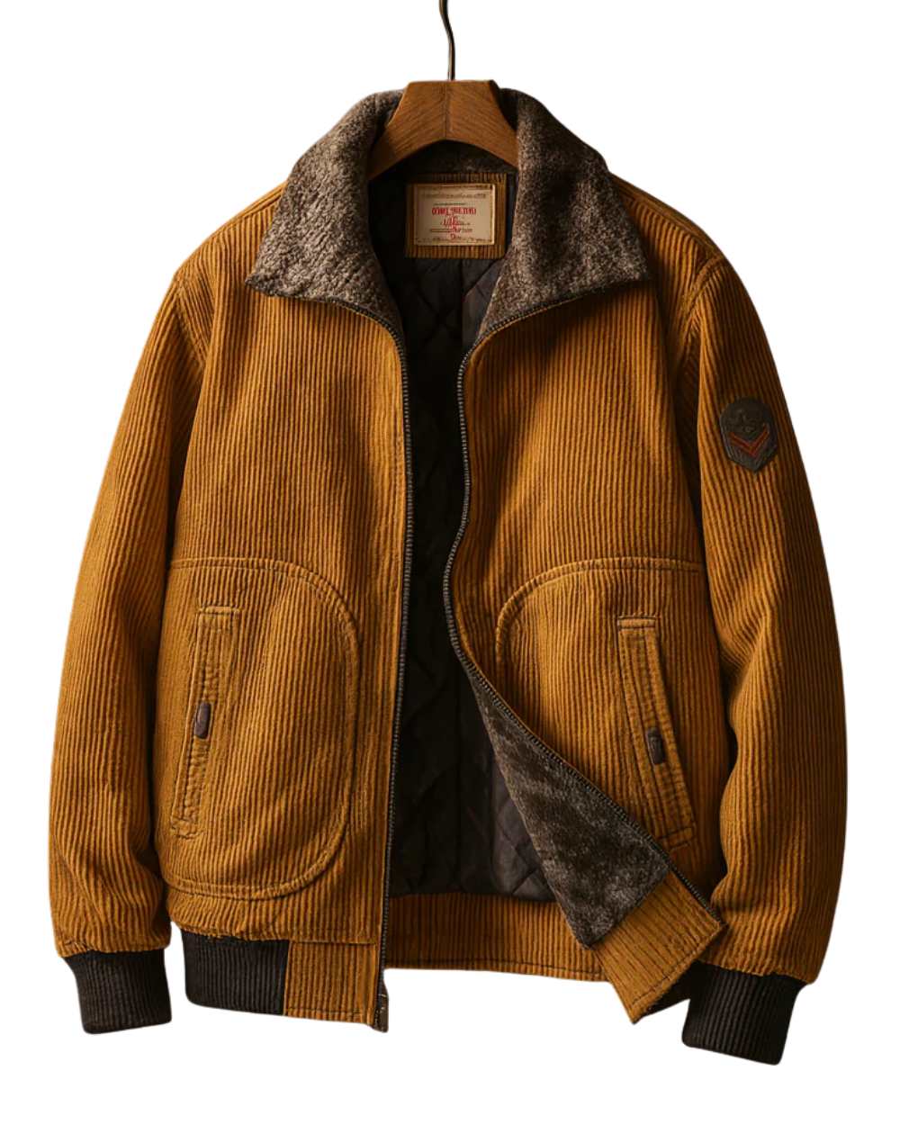 Élégante veste aviateur