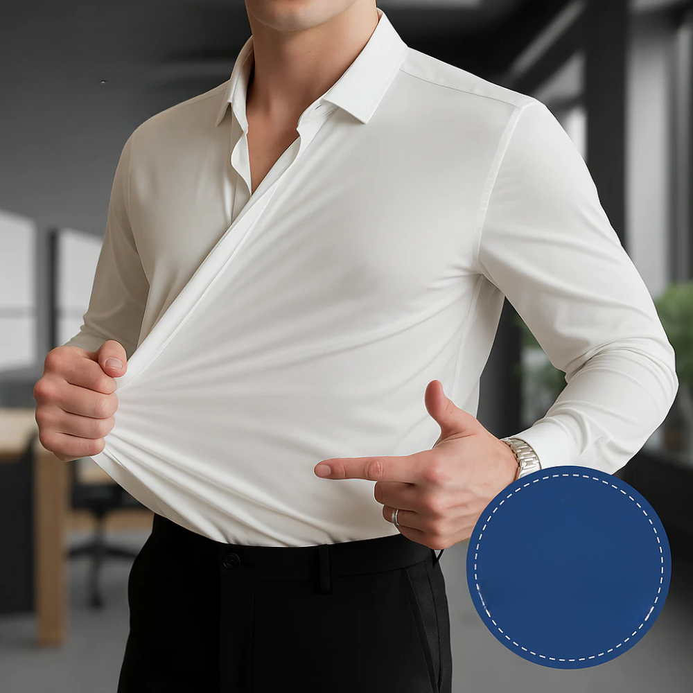 Chemise stretch infroissable