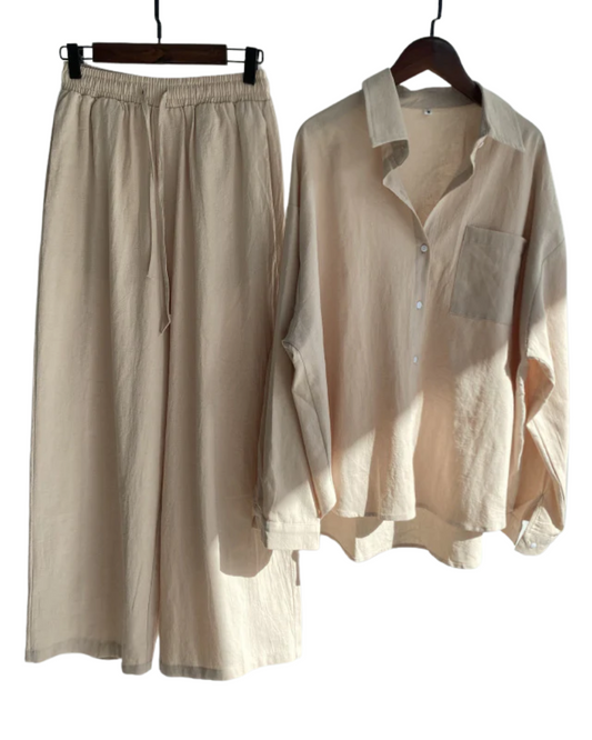 Ensemble deux pièces en coton