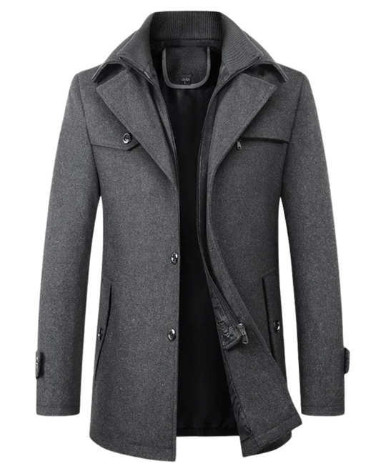 Veste d'hiver en laine élégante