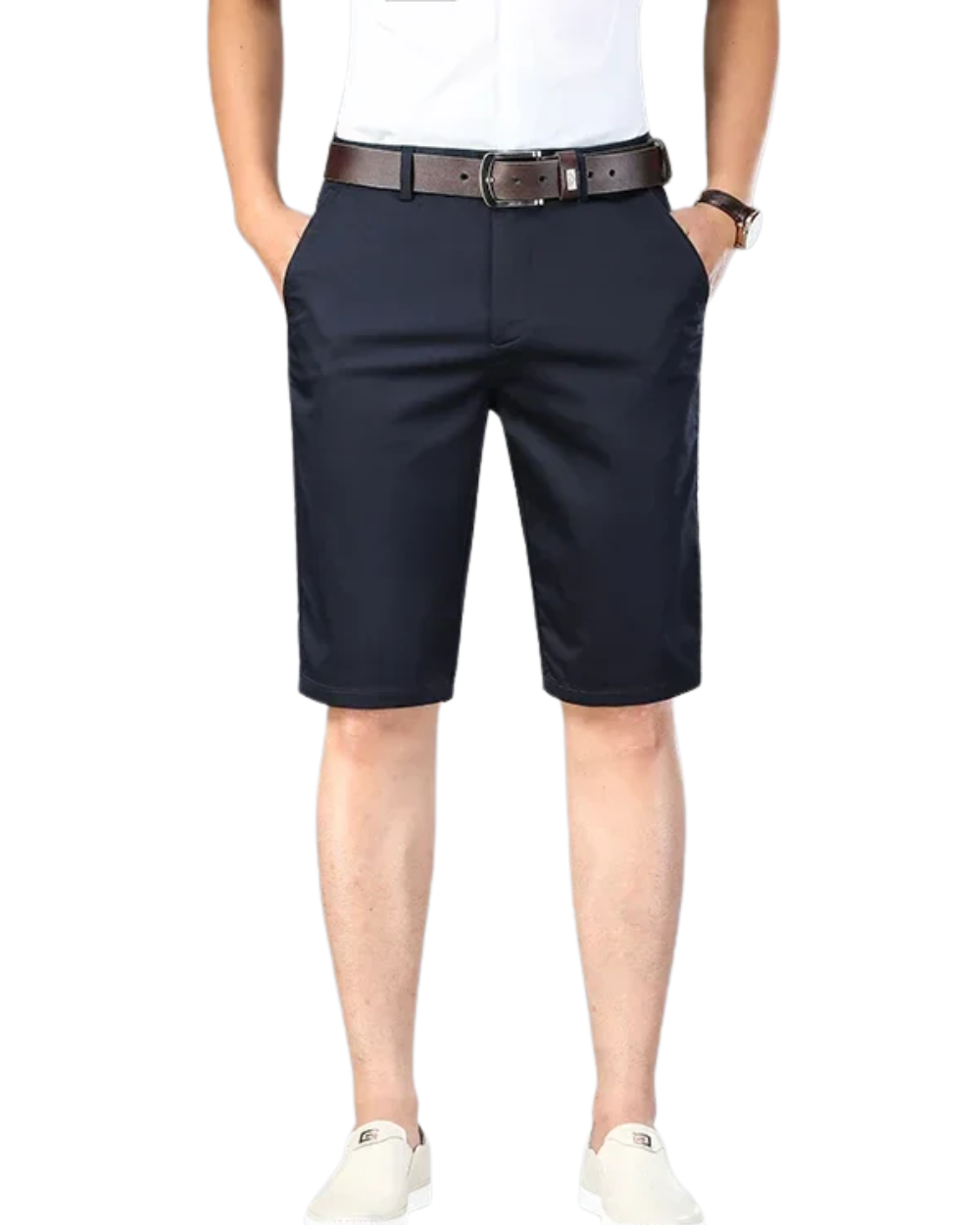 Short décontracté en coton pour hommes