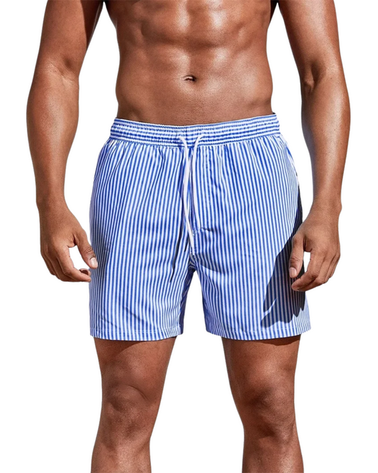 Short de bain rayé