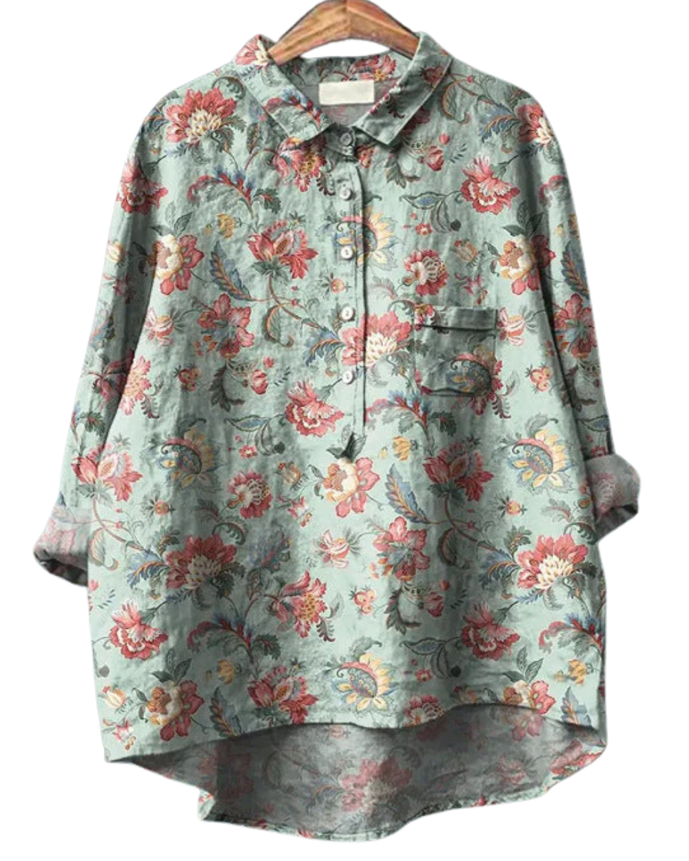 Blouse florale élégante