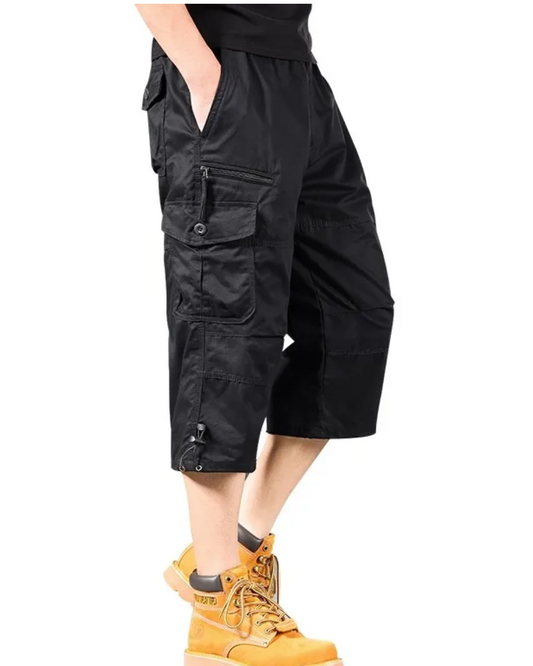 Short cargo long en coton