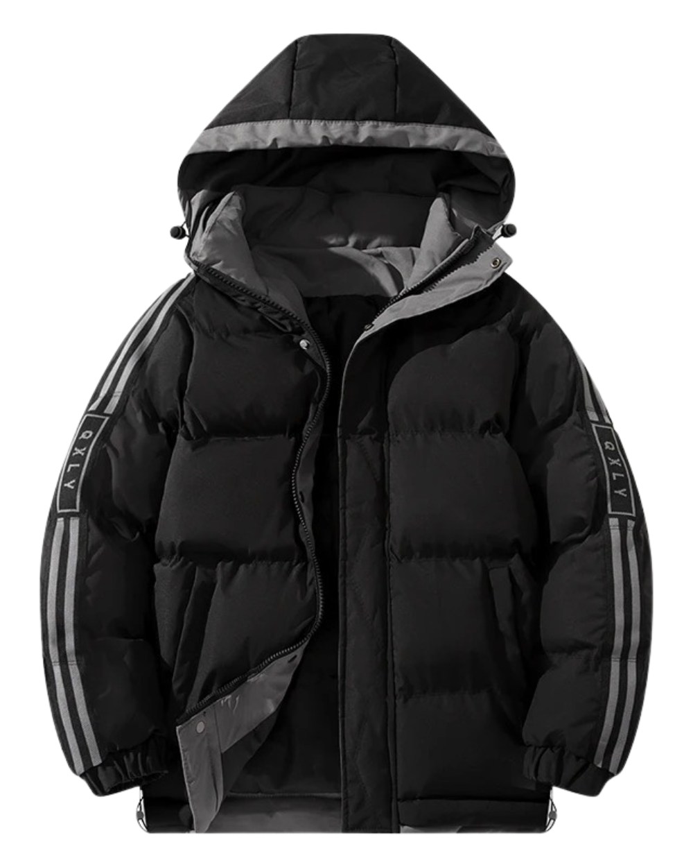 Veste d'hiver élégante à capuche