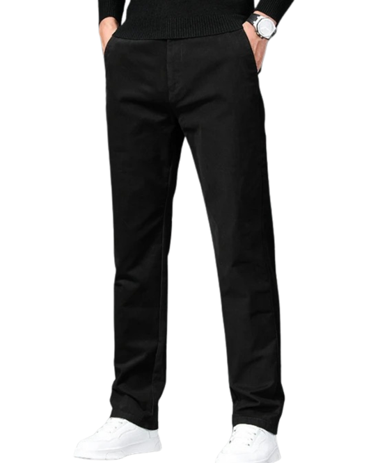 Pantalon droit en coton