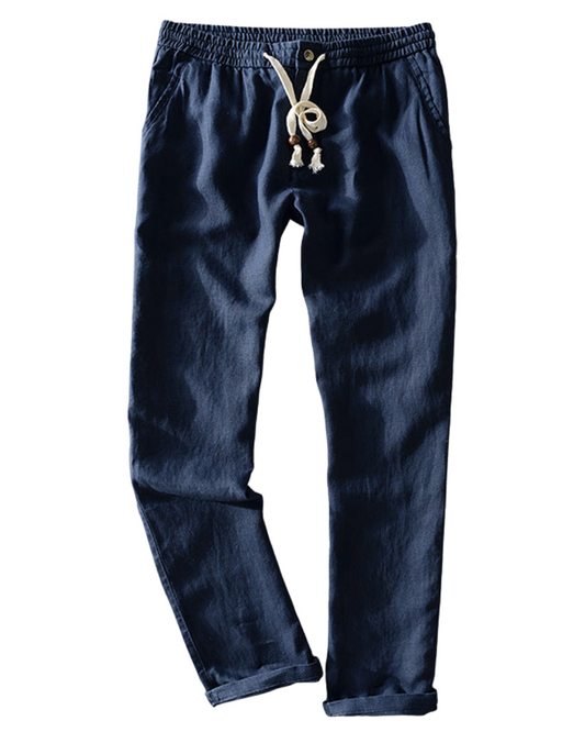 Pantalon de lin décontracté Ibiza