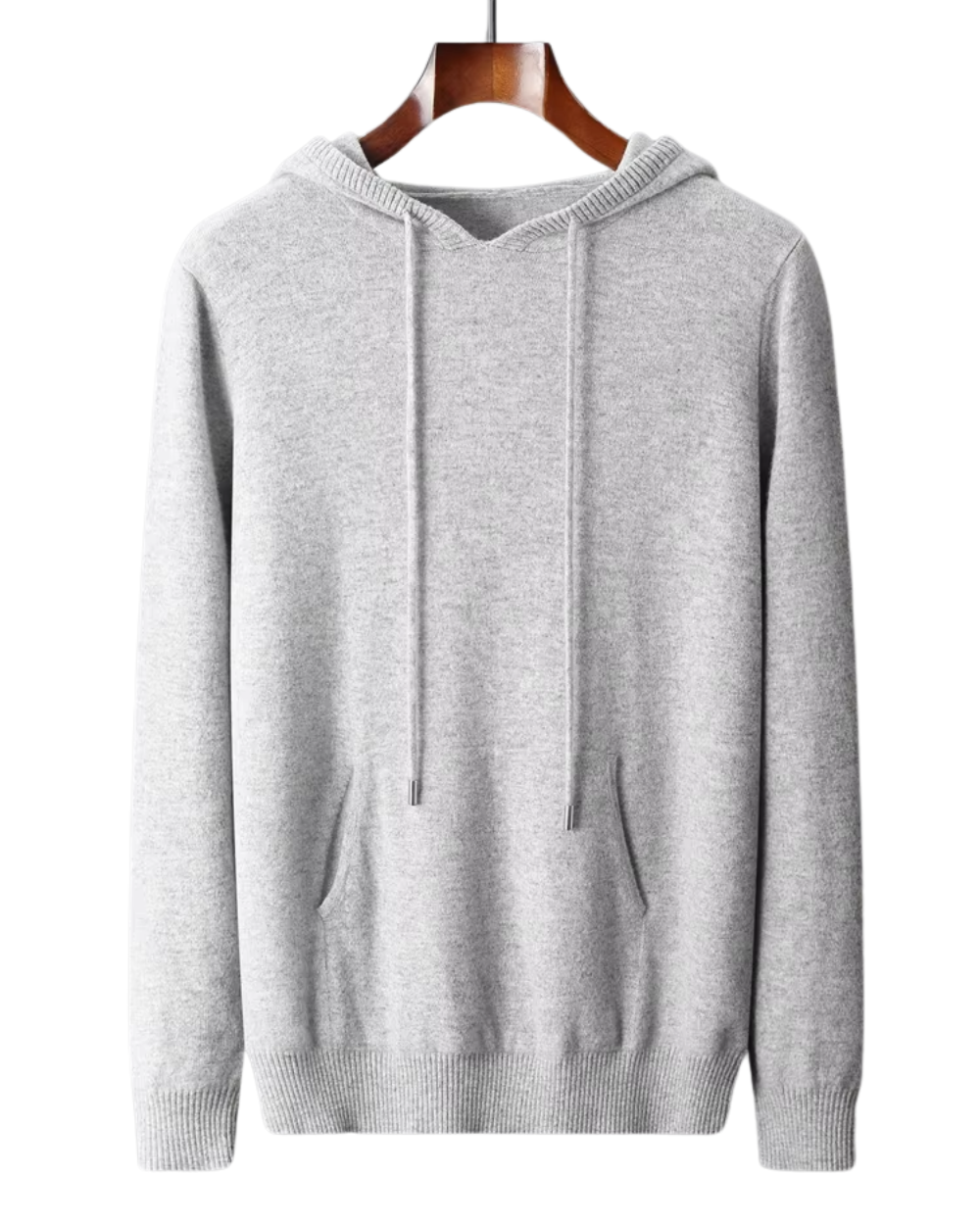 Pull à capuche en laine mérinos Sirlus