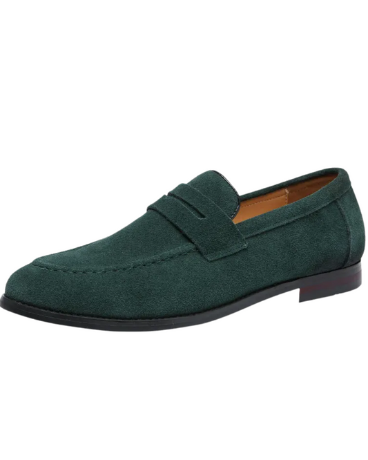 Mocassins d'été en daim