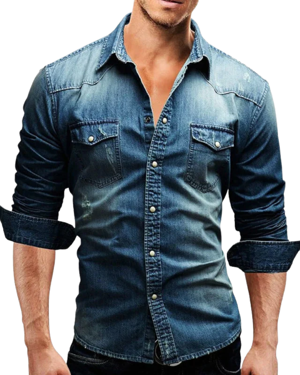 Chemise en denim élégante