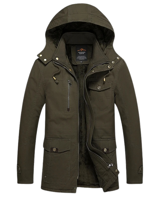 Veste d'hiver élégante en coton matelassé