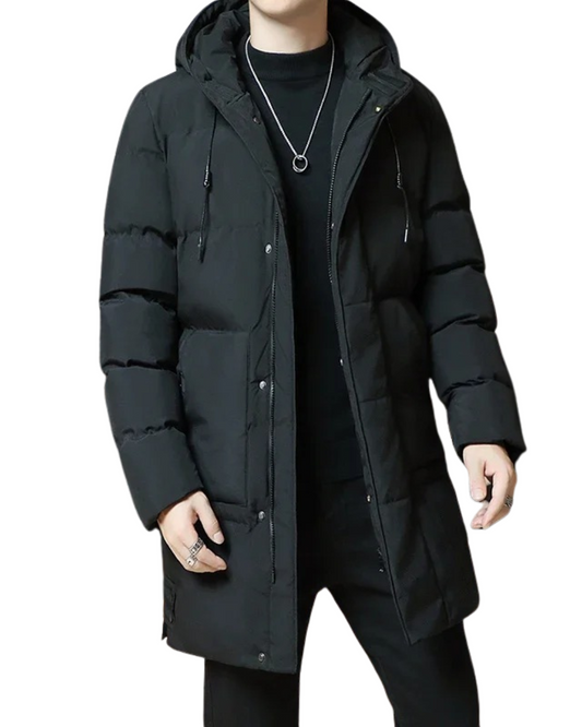 Veste d'hiver longue et élégante