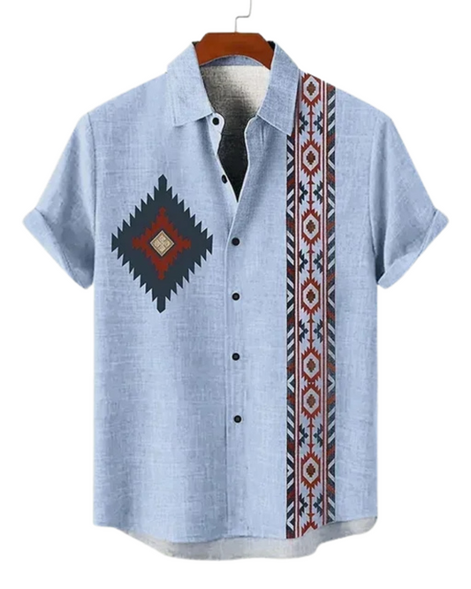 Chemise Vintage à manches courtes