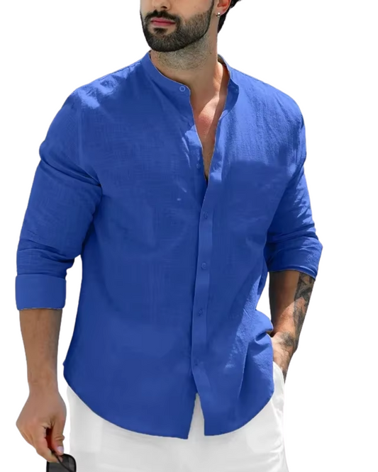 Chemise décontractée en lin