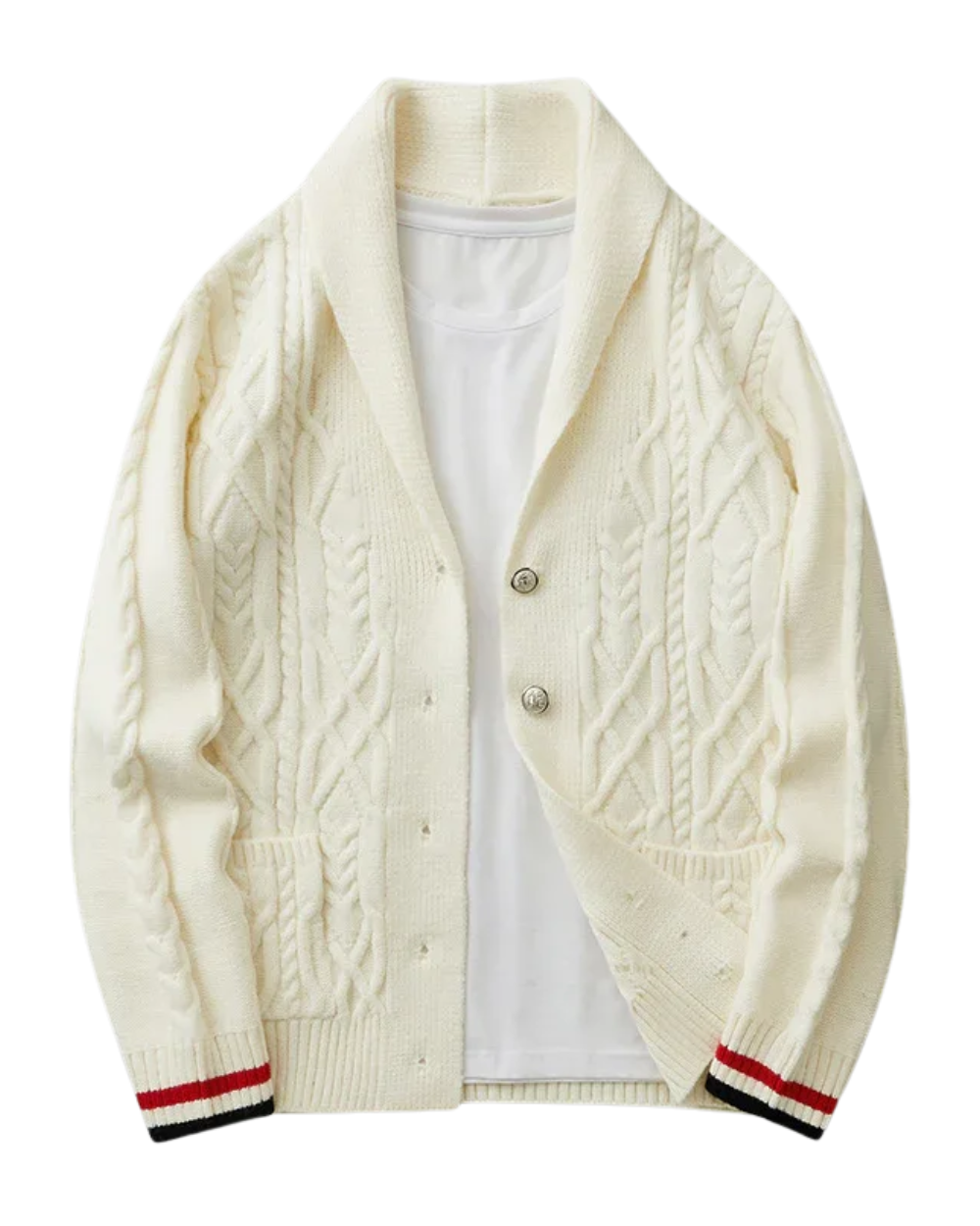 Élégant cardigan en coton